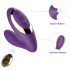 Tracy's Dog 2 - zračni val 2u1 vibrator (ljubičasti)