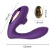 Tracy's Dog 2 - zračni val 2u1 vibrator (ljubičasti)