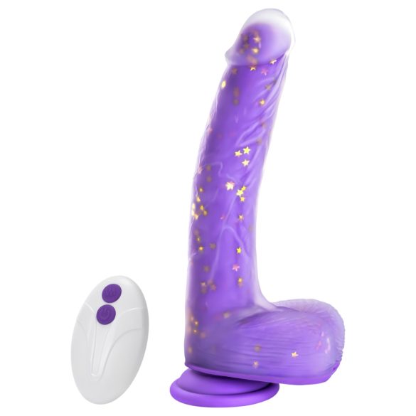 Tracy's Dog Jelivoy - realistični vibrator - 22 cm - ljubičasta