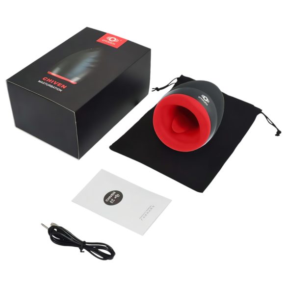 OTOUCH Chiven 2 - muški masturbator s vibracijom - crni - punjivi