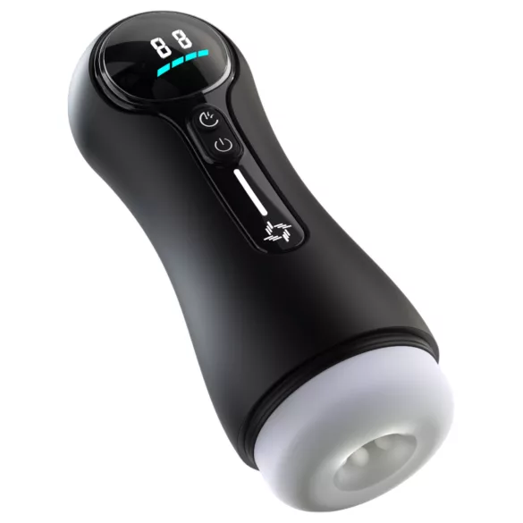 Leopard - masturbator s vakuumom - crna