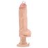 Blush Bad Boy – vibrator s piercingom, 17 cm (natur)