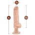 Blush Bad Boy – vibrator s piercingom, 17 cm (natur)