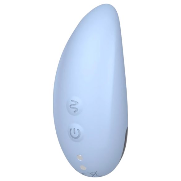 Vibeconnect - akumulatorski, vodootporni vibrator za klitoris (plavo)