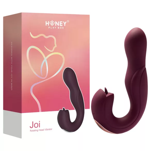 Honey Play Box Joi - vibrator za G točku s rotacijom i lizanjem