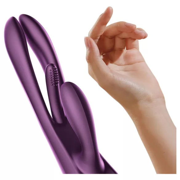 Honey Play Box Terri - Aplikacijom upravljani vibrator s rukom za klitoris (ljubičasti)
