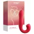 Honey Play Box Joi Thrust 2 - aplikacijom upravljani vibrirajući jezik s funkcijom potiskivanja (crveni)
