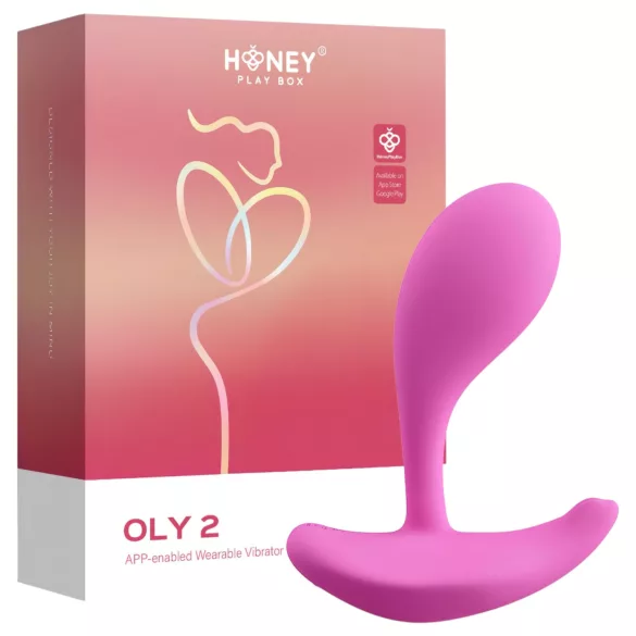 Honey Play Box Oly 2 - vibrator za G-točku i klitoris s upravljanjem preko aplikacije (roza)