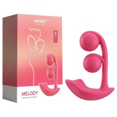 Honey Play Box Melody - vibrator s perlama 2u1 - crveni