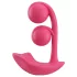 Honey Play Box Melody - aplikacijom upravljani 2-u-1 vibrator s kuglicama (crveni)