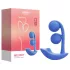 Honey Play Box Melody - aplikacijom upravljani 2-u-1 vibrator s perlicama (plavi)