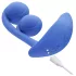 Honey Play Box Melody - aplikacijom upravljani 2-u-1 vibrator s perlicama (plavi)