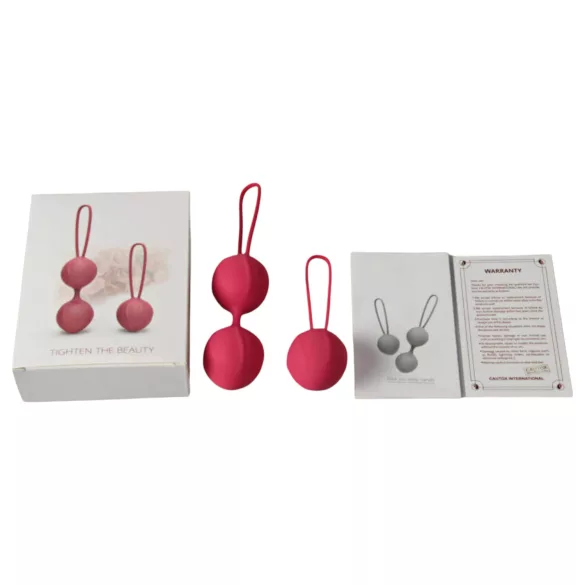 Cotoxo Cherry - set gejša kuglica 2 komada - crvena