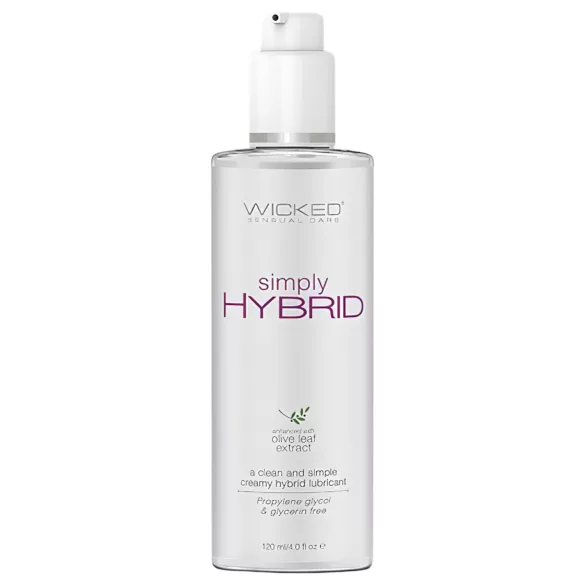 Wicked Simply Hybrid - lubrikant na bazi vode i silikona - 120 ml