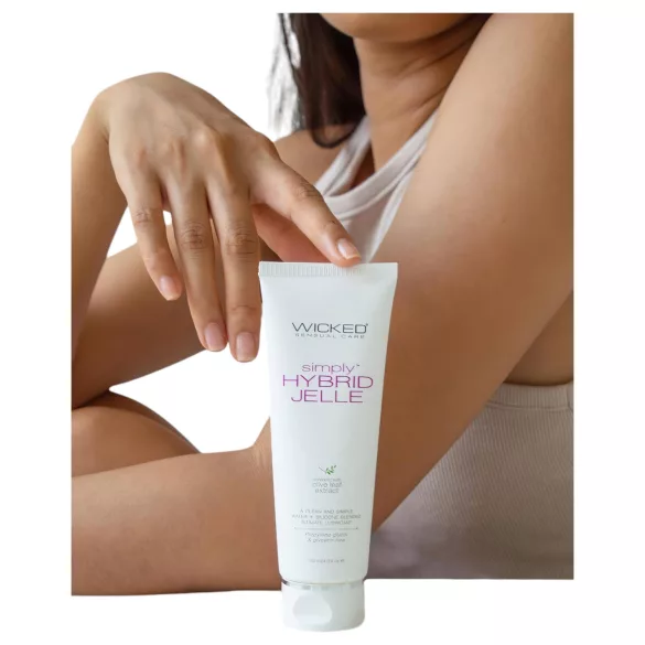 Wicked Simply Hybrid Jelle - lubrikant na bazi vode i silikona - 120 ml
