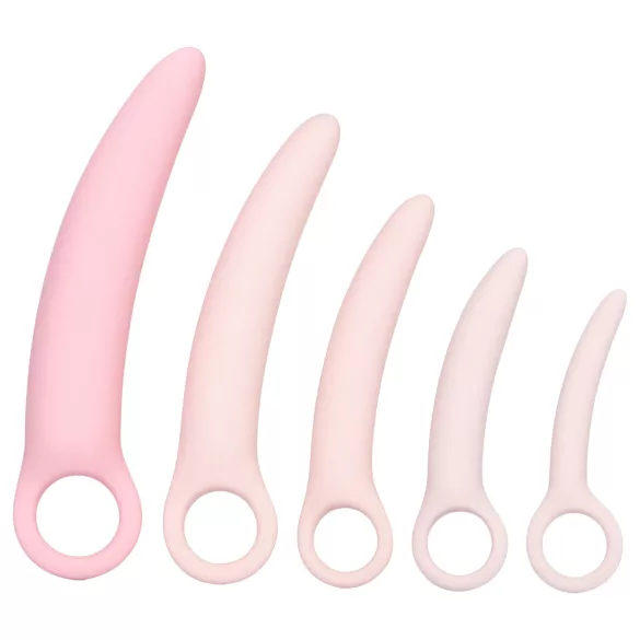 CalExotics Inspire - set za vaginalno proširenje - medicinski silikon - roza