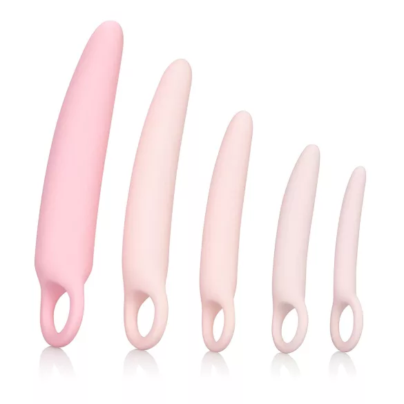 CalExotics Inspire - set za vaginalno proširenje - medicinski silikon - roza