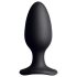 LOVENSE Hush 2 L - crni punjivi analni vibrator (57mm)