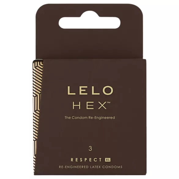 LELO Hex Respect XL - kondom XL veličina - 3 komada