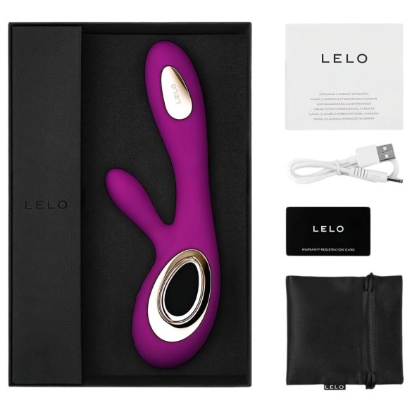 LELO Soraya Wave - vibrator s klitorisnim nastavkom - punjivi, pokretni