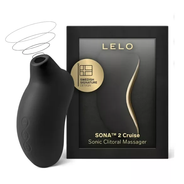 LELO Sona 2 Cruise - stimulator klitorisa s valovima - crni