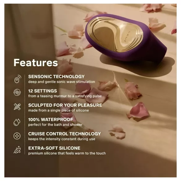 LELO Sona 2 Cruise - stimulator klitorisa s valovima - crni