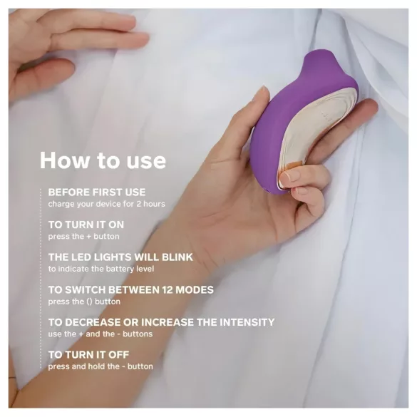 LELO Sona 2 Cruise - stimulator klitorisa s valovima - crni