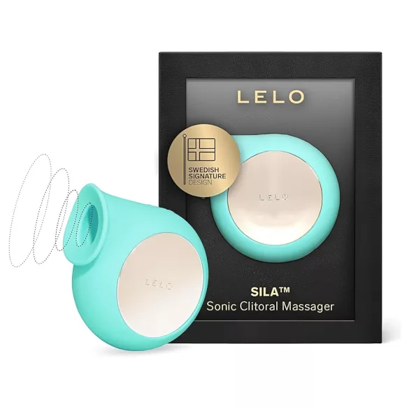 LELO Sila - vibrator za klitoris s valovima zraka - vodootporan - tirkizna