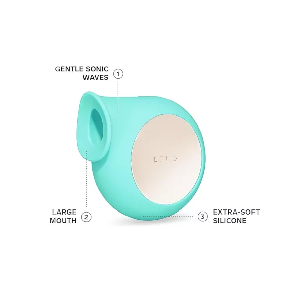 LELO Sila - vibrator za klitoris s valovima zraka - vodootporan - tirkizna