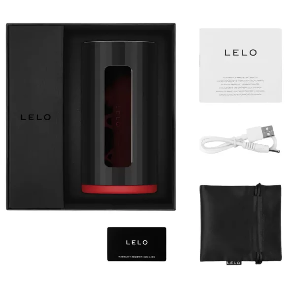 LELO F1s V2 - interaktivni masturbator - crvena
