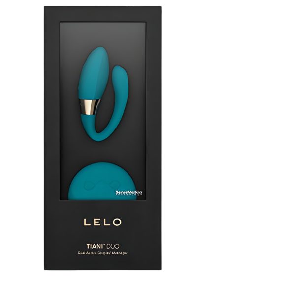 LELO Tiani Duo - vibrator za parove - silikon - plava
