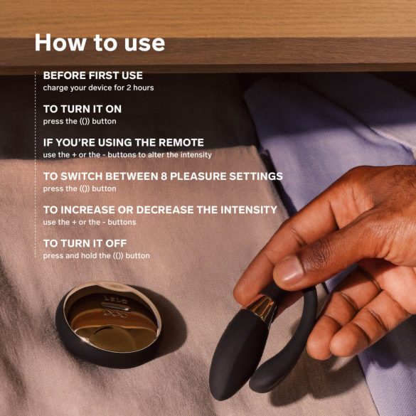 LELO Tiani Duo - vibrator za parove - silikon - plava