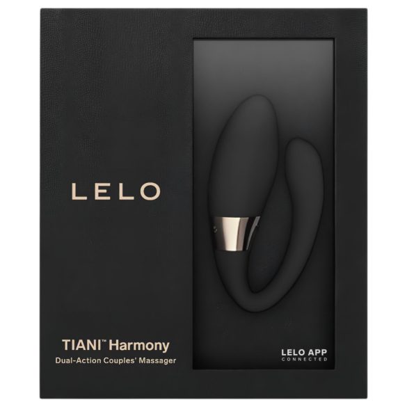 LELO Tiani Harmony - vibrator za parove na daljinsko upravljanje - crni
