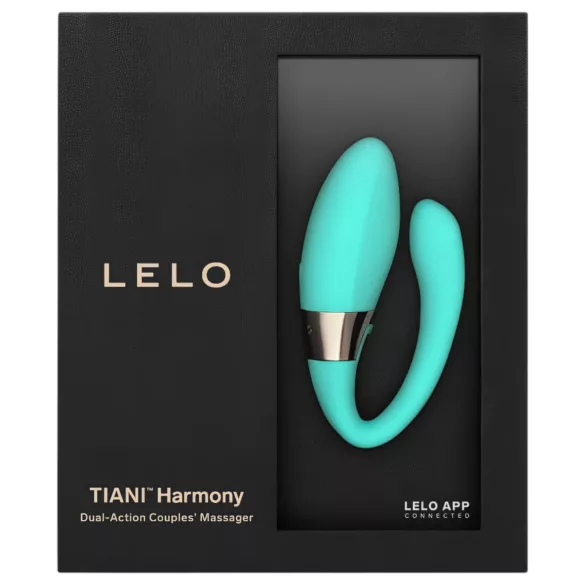 LELO Tiani Harmony - vibrator za parove na punjenje - pametan - tirkizna