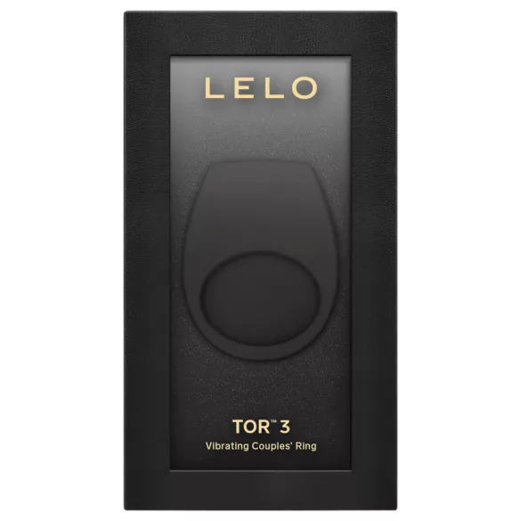 LELO - Vibracijski prsten za penis - pametan, punjiv - crni