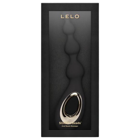 LELO Soraya Beads - akumulatorski, vodootporni analni vibrator - crni