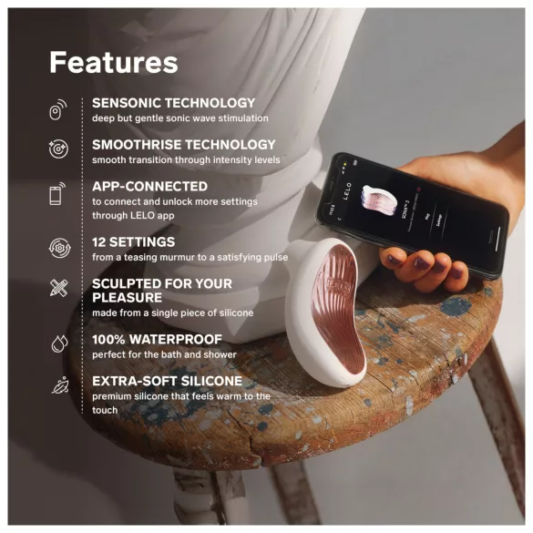 LELO Sona 3 - stimulator za klitoris s valovima zraka - ljubičasta