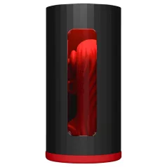   LELO F1s V3 - interaktivni masturbator za muškarce - silikon - crveni
