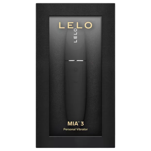 LELO Mia 3 - mini vibrator za putovanja - crna