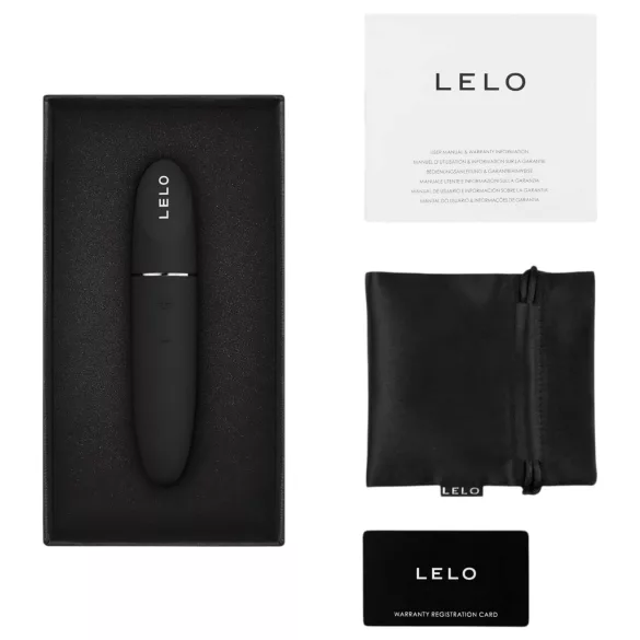LELO Mia 3 - mini vibrator za putovanja - crna