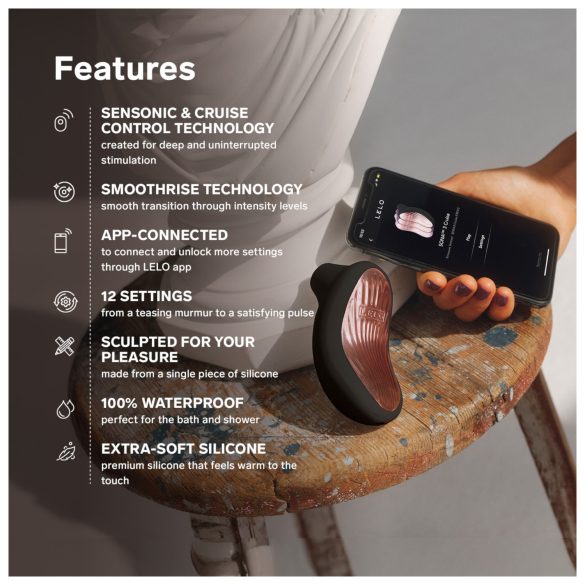 LELO Sona 3 Cruise - stimulator klitorisa s valovima - ljubičasta