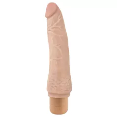 Dr. Skin Vibe No.7. - realistični vibrator (prirodne boje)