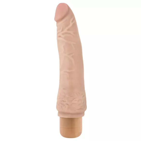 Dr. Skin Vibe No.7. - realistični vibrator - prirodna boja