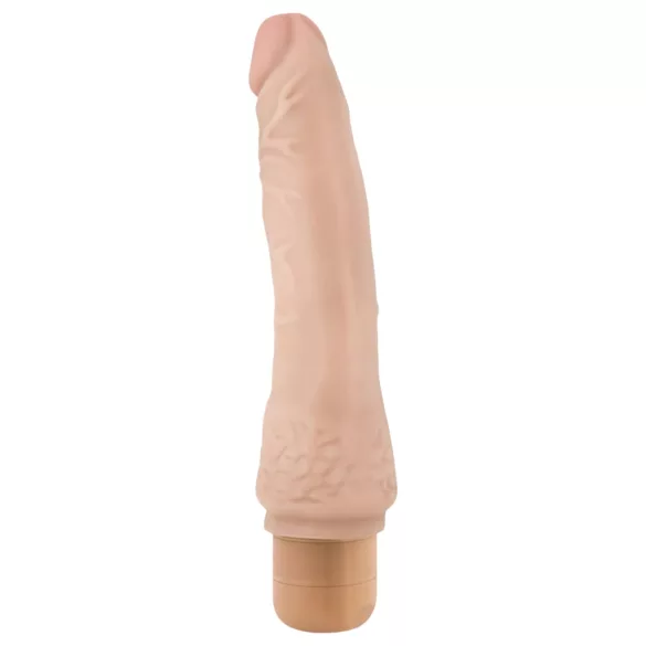 Dr. Skin Vibe No.7. - realistični vibrator - prirodna boja