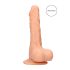 RealRock Dong 8 - realistični dildo s testisima 20cm - natur