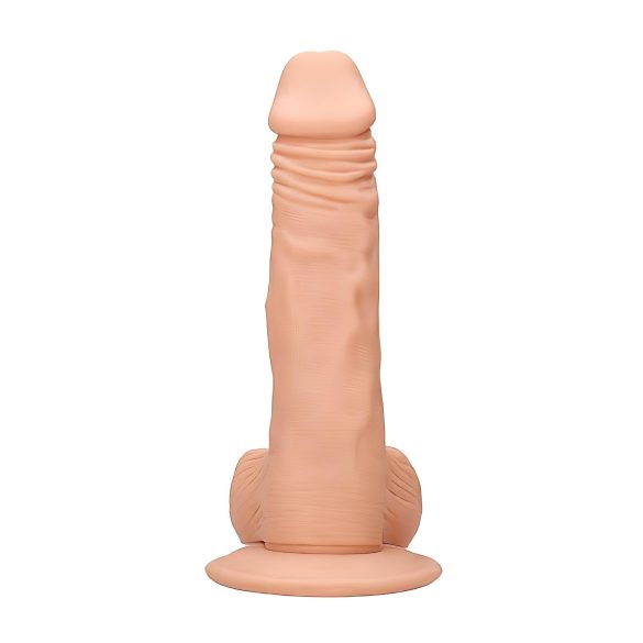 RealRock Dong 8 - realistični dildo s testisima 20cm - natur