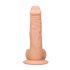 RealRock Dong 8 - realistični dildo s testisima 20cm - natur