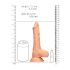 RealRock Dong 8 - realistični dildo s testisima 20cm - natur