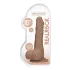 RealRock - dildo s testisima - realističan - 25 cm - tamno prirodna boja