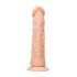 RealRock Dong 7 - realistični dildo (17cm) - prirodna boja